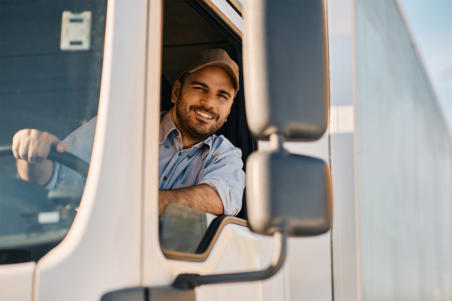 Trucker in LKW